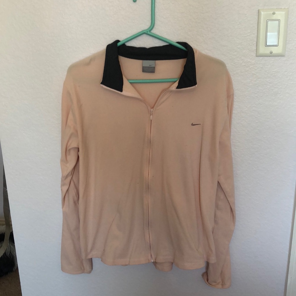 Nike light pink jacket